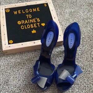 Furla Blue Jelly Shoes 38